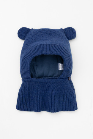 Шапка для мальчика, артикул: КВ 20364/ш, цвет: синий - 2 фото