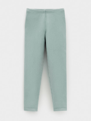 Лосины для девочки, артикул: КР 400085, цвет: голубой - 2 фото