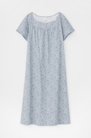 Сорочки ночные женские для мам, артикул: Е 10009, цвет: синий - 2 фото