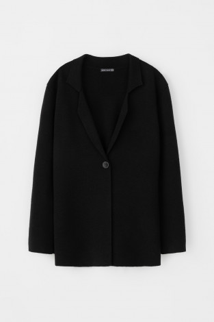 Жакеты, куртки женские для мам, артикул: ЕВ 30201/ш, цвет: черный - 2 фото