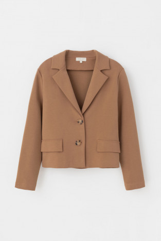 Жакеты, куртки женские для мам, артикул: ЕВТ 3248, цвет: коричневый - 2 фото