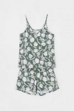 Комплекты для дома для мам, артикул: Е 20052, цвет: зеленый - 2 фото