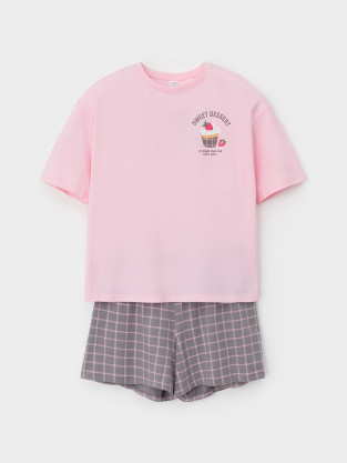 Комплекты для дома для мам, артикул: МП 20143, цвет: светло-розовый - 2 фото