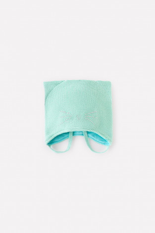 Шапка для девочки, артикул: КВ 20259, цвет: минт - 2 фото