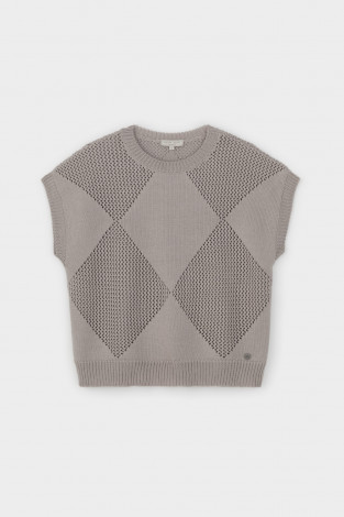 Джемперы женские для мам, артикул: ЕВ 30193, цвет: серый - 2 фото