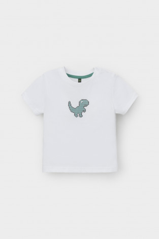 Футболка для мальчика, артикул: КР 302738, цвет: белый - 2 фото