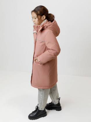 Куртка для девочки, артикул: ВК 38118/1 ГР, цвет: розовый - 2 фото