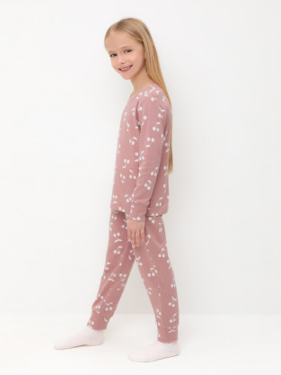 Пижама для девочки, артикул: К 1552, цвет: розовый - 2 фото