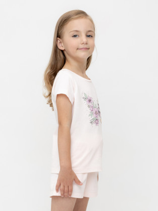 Шорты для девочки, артикул: КР 400417, цвет: розовый - 2 фото