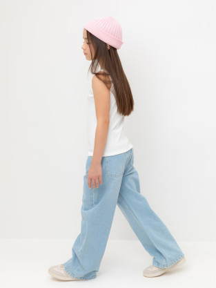 Футболка для девочки, артикул: КР 302729, цвет: сахар - 2 фото