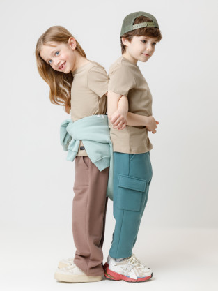 Футболка для мальчика, артикул: К 302125, цвет: бежевый - 2 фото