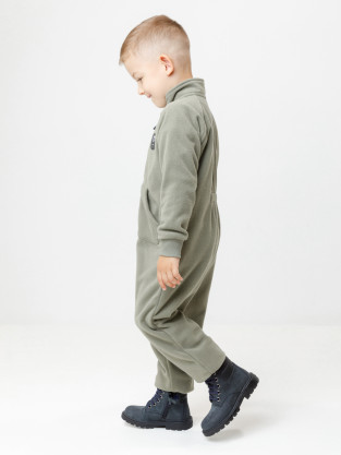 Комбинезон для мальчика, артикул: ФЛ 60006/7 ГР, цвет: зеленый - 2 фото