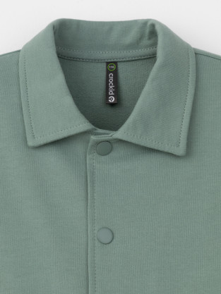 Рубашки для мальчика, артикул: КР 302677, цвет: зеленый - 2 фото