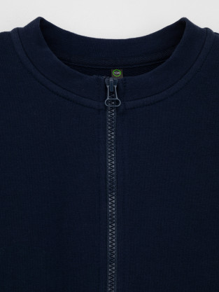 Жакет для девочки, артикул: К 302491, цвет: синий - 2 фото