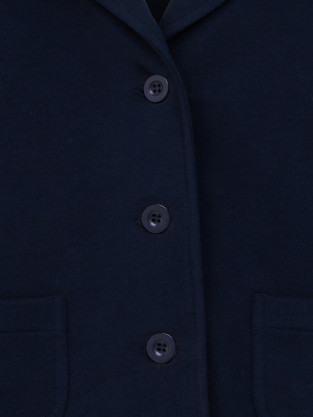 Жакет для девочки, артикул: К 302492, цвет: синий - 2 фото