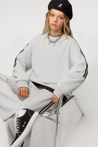 Свитшоты подростковые, артикул: КБ 302930, цвет: светло-серый5