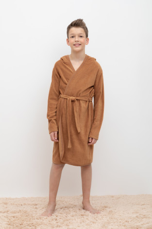 Халаты для девочки, артикул: КБ 5782, цвет: коричневый