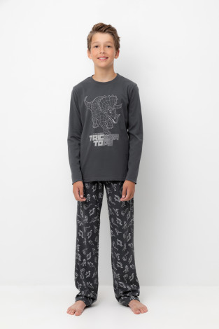Пижамы для мальчика, артикул: КБ 2832, цвет: темно-серый