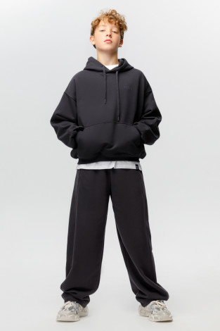 Худи подростковые, артикул: КБ 302927, цвет: темно-серый