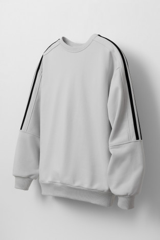 Свитшоты подростковые, артикул: КБ 302930, цвет: светло-серый5 - 2 фото